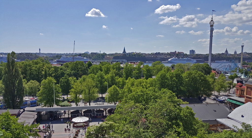 Entrance with Harbor and Gröna Lund